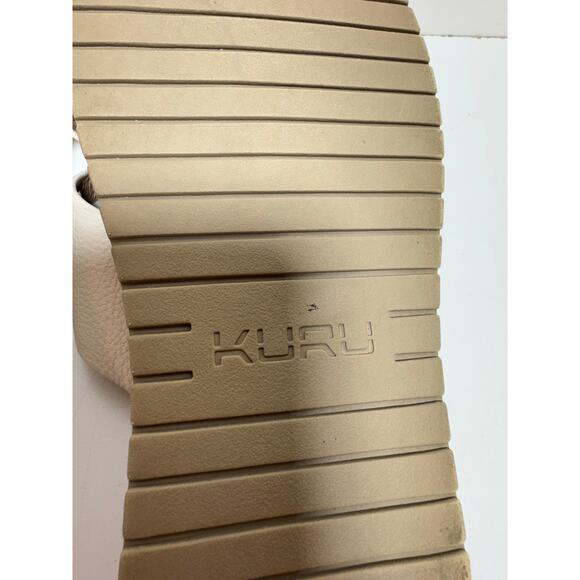 Kuru Cloud Women’s Sandal Sz 9 Cream Color Casual Slip On Comfort Beach - Picture 6 of 9